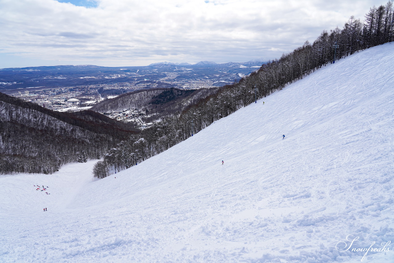 札幌藻岩山スキー場 ゲレンデの積雪は今季最深の125cm！コンディション良好で素晴らしいスキー日和に♪